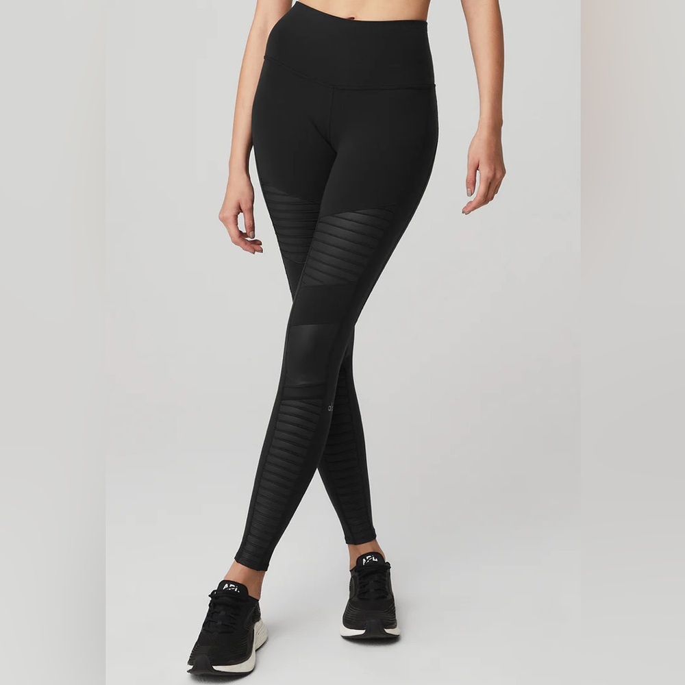 NWT ALO High-Waisted Moto Leggings XXS